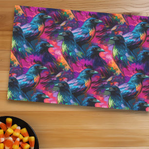 Papel De Seda Impressão de Coroa Colorida