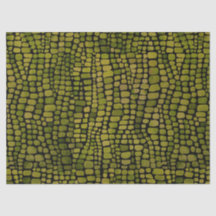 Impressão de Crocodilo de Aquarela