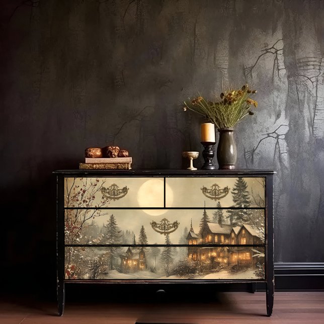 Papel De Seda Impressão de Decoupage de Paisagem Vitoriana (Criador carregado)