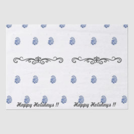 Papel De Seda Impressão de flor minimalista moderna