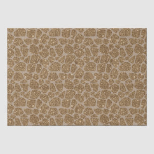 Papel De Seda Impressão de Glitaffe Dourado