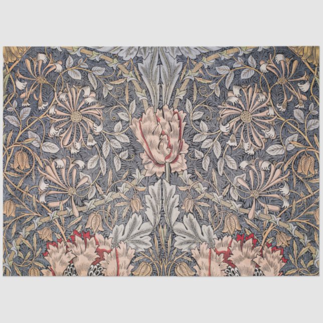 Papel De Seda Impressão de Honeysuckle (por William Morris) (Frente )