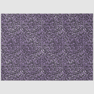 Papel De Seda Impressão de Leopardo Roxo