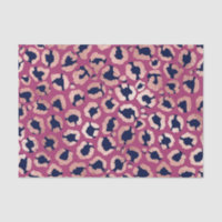 Impressão de Leopardo Roxo, Marinho Dourado, Girn 
