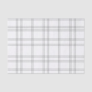 Papel De Seda Impressão de Padrão de Xadrez de de Moda Chic Bran