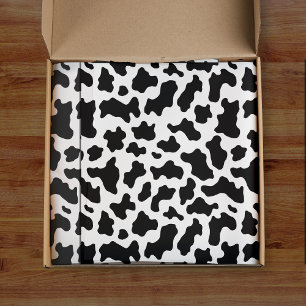 Papel De Seda Impressão de Vaca Cowgirl Festa de Animais da Faze