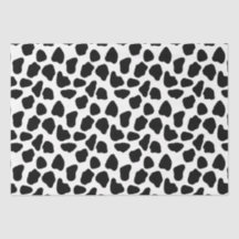 Impressão De Vaca Preta E Branca