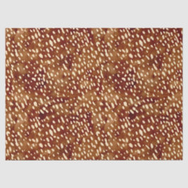 Papel De Seda Impressão de veado de aquarela