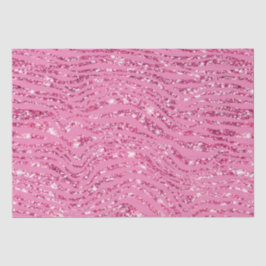 Papel De Seda Impressão de Zebra Rosa Cinza