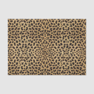 Papel De Seda Impressão do teste padrão do ponto do leopardo