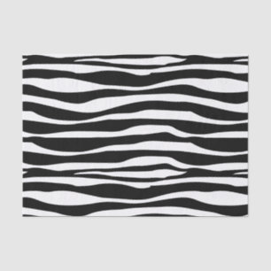 Papel De Seda Impressão em animais de zebra branca e negra