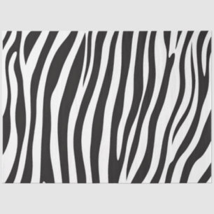 Papel De Seda Impressão em animais de zebra branca e negra