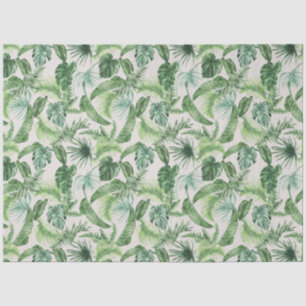 Papel De Seda Impressão em animais tropicais &verde série Design