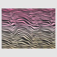 Impressão em preto-e-zebra, cor-de-rosa Dourada, d