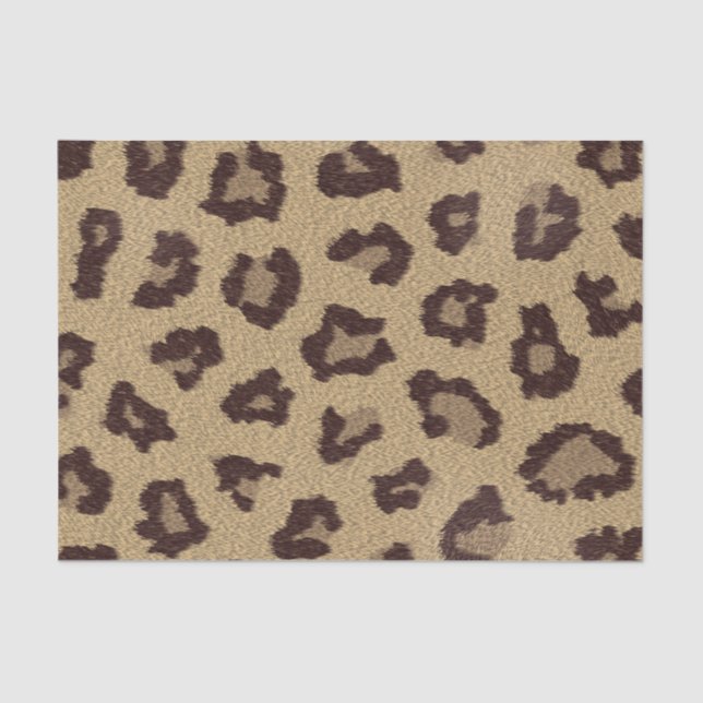 Papel De Seda Impressão Leopardo (Frente )