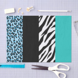 Papel De Seda Impressão Leopardo, Impressão Zebra, Impressão Ani