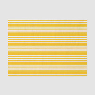 Papel De Seda Impressão listrado amarelo lustroso