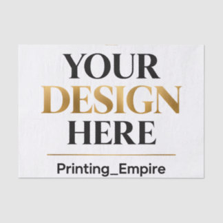 Papel De Seda Impressão Personalizada - Sem Pedido Mínimo por At