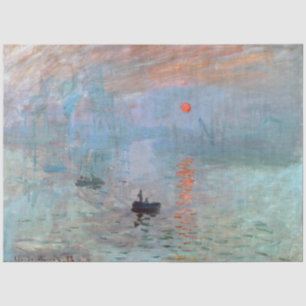Papel De Seda Impressão, Sunrise, Claude Monet, 1872