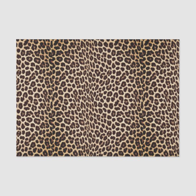 Papel De Seda impresso em leopardo (Frente )