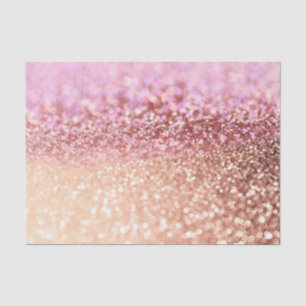 Papel De Seda Inclinação cor-de-rosa Sparkling do brilho de