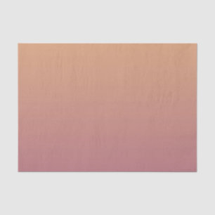 Papel De Seda Inclinação de Ombre do pêssego e da ameixa