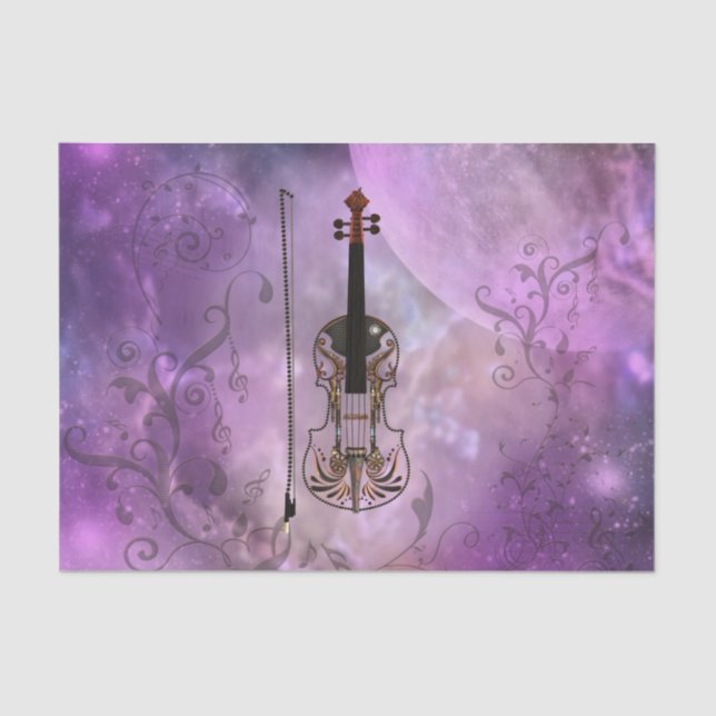 Papel De Seda Incrível violino (Frente )