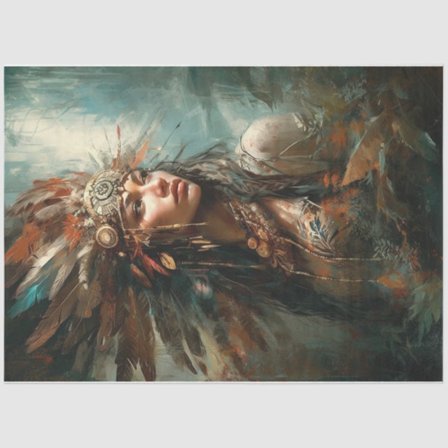 Papel De Seda Índia Maiden Princess (Frente )