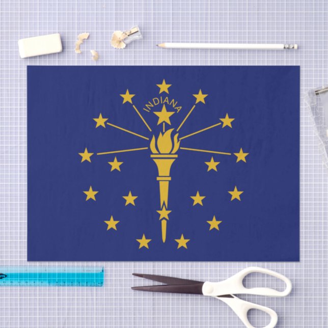 Papel de seda Indiana, papel de seda da bandeira d (Arte )
