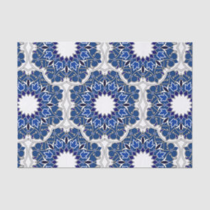Papel De Seda Índigo Rococo bonito