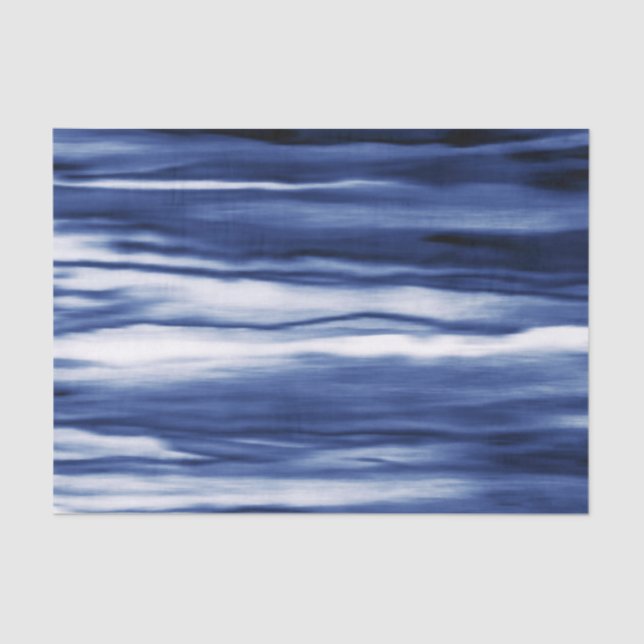 Papel De Seda Indigo Waves (Frente )