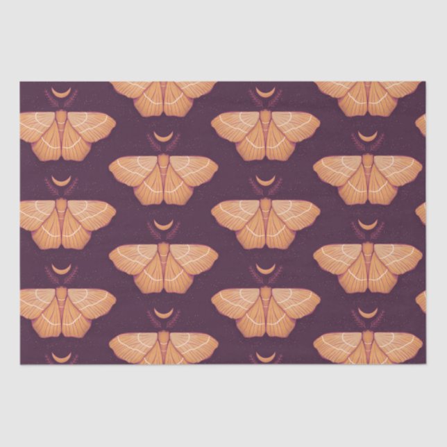 Papel De Seda Inseto Mágico Roxo da Lua da Testemunha (Frente )