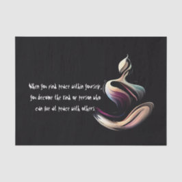 Papel De Seda Instrutor de Meditação de Yoga Lotus Pose Bruske