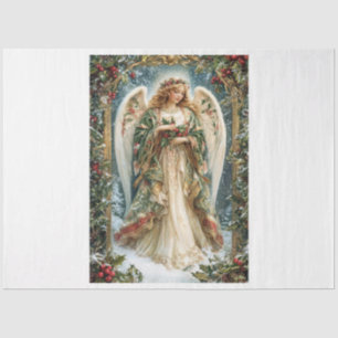 Papel De Seda Intrair Anjo de Natal