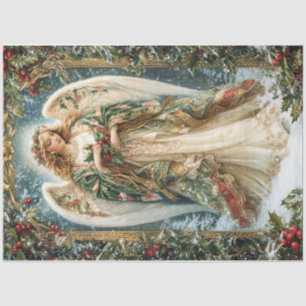 Papel De Seda Intrair Anjo de Natal