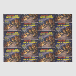 Papel De Seda Invasion of the Saucer Squirrels