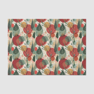 Papel De Seda Inverno / Abstrato de Natal
