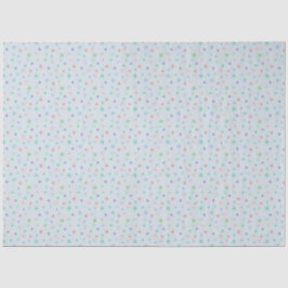 Papel De Seda Inverno Flocos de neve com multicor inspirado