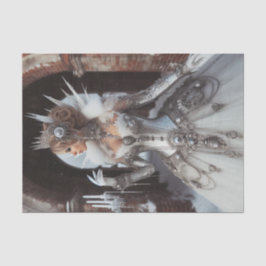 Papel De Seda Inverno Ice Queen Steampunk Victorunk Industrial