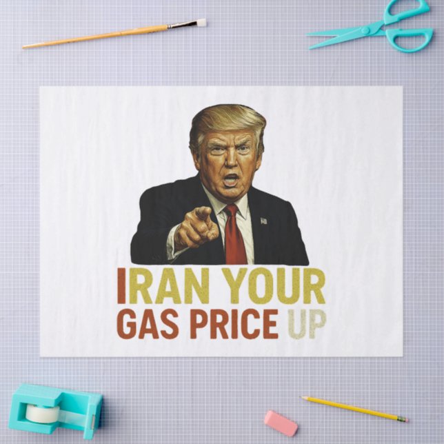 Papel De Seda Iran Your Gas Price Up (Arte )