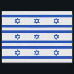 Papel De Seda Israel bandeira azul e Estrela branca do padrão Da<br><div class="desc">Israel sinaliza a estrela azul e branca de David moderno padrão patriótico Papel de tecido de encobrimento. Excelente para Hanukkah. Bandeira israelense.</div>