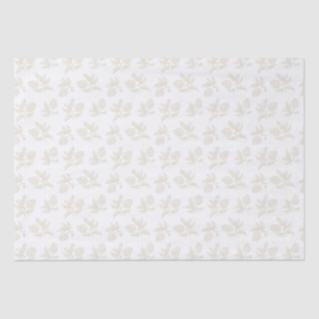 Papel De Seda Ivory Pine dá umas boas-vindas (Frente )