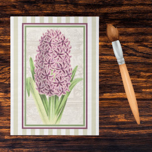 Papel De Seda Jacinto Roxo e Roxo com Listras Douradas Arte Botâ