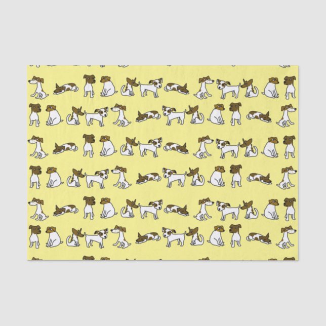 Papel de seda Jack Russell (Frente )