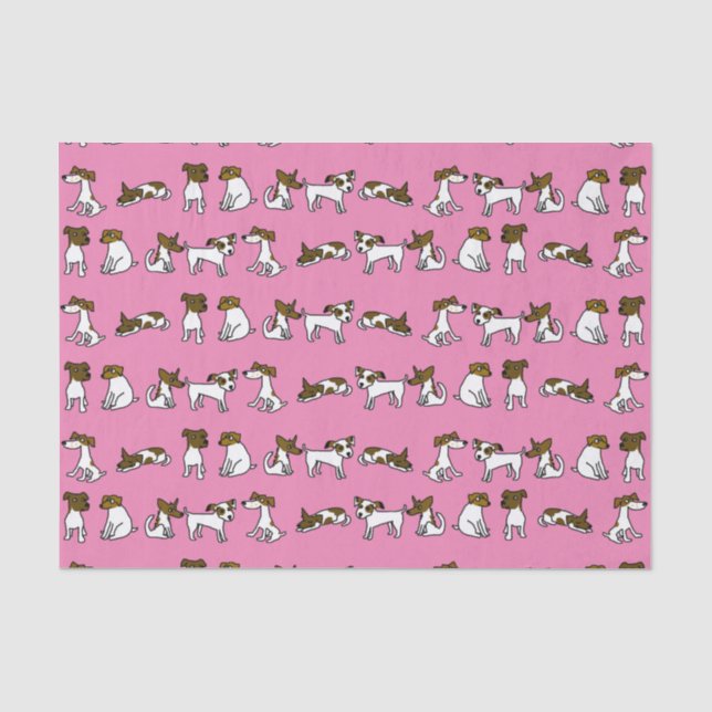 Papel De Seda Jack Russell (Frente )