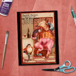 Papel De Seda Jacob Feigel Harness E artesanato Vintage