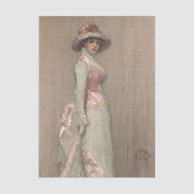 Papel De Seda James Whistler - Retrato de Lady Meux (Criador carregado)
