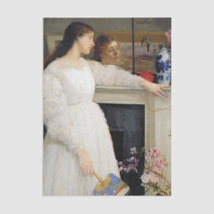 Papel De Seda James Whistler - Sinfonia em branco nº 2