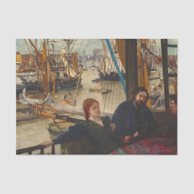 Papel De Seda James Whistler - Wapping (Frente )