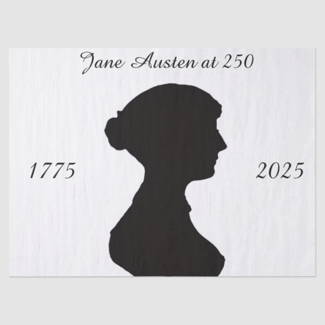 Papel De Seda Jane Austen aos 250 (Frente )